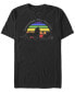 Фото #1 товара Men's Remember Rainbow Short Sleeve Crew T-shirt