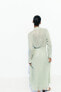 Фото #5 товара Платье из блестящей ткани с плиссировкой ZARA