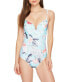 Фото #1 товара Seafolly 144246 Women's Modern Love V Wire Maillot Color Iceberg Sz 6 US