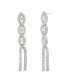 ფოტო #1 პროდუქტის Pave Twist Post Earring