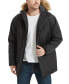 Men's Hooded Full-Zip Snorkel Jacket with Faux-Fur Trim Hood