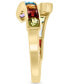 ფოტო #4 პროდუქტის EFFY® Multi-Gemstone Bypass Ring (2-1/2 ct. t.w.) in 14k Gold