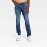Фото #1 товара Men's Skinny Fit Jeans - Goodfellow & Co Blue Denim 40x32