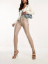 Фото #1 товара ASOS DESIGN coated skinny jean in neutral