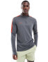 Фото #1 товара Nike Football Academy 23 1/2 zip sweatshirt in dark grey