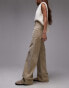 Фото #3 товара Levi's ribcage high rise wide leg cord jeans in beige