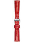 ფოტო #4 პროდუქტის Women's Swiss Automatic Chemin des Tourelles Powermatic 80 Red Leather Strap Watch 34mm