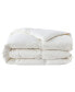 Фото #2 товара All Season Goose Down Feather Fiber Comforter, Full/Queen