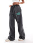 Good For Nothing print straight leg jogger in grey