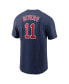 ფოტო #3 პროდუქტის Nike Men's Rafael Devers Navy Boston Red Sox Fuse Name Number T-Shirt