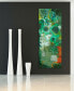Lolly I Frameless Free Floating Tempered Art Glass Abstract Wall Art by EAD Art Coop, 63" x 24" x 0.2"