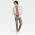 Фото #2 товара Men's Slim Straight Corduroy 5-Pocket Pants - Goodfellow & Co Gray 42x30