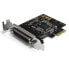 Фото #9 товара 4 Port RS232 PCI Express Serial Card w/ Breakout Cable - PCIe - Serial - RS-232 - Black - REACH - CE - ASIX Moschip MCS9904CV-AA