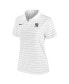 Фото #3 товара Women's White New York Yankees Authentic Collection Victory Performance Polo Shirt