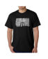 Фото #1 товара Mens Word Art T-Shirt - Brooklyn Bridge