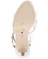 ფოტო #5 პროდუქტის Women's Balina Bridal Ankle-Strap Platform Sandals