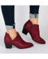 Фото #30 товара Women's Tessa Scalloped Block Heel Booties