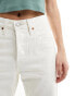 Levi's 501 straight fit crop jeans in white