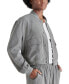 ფოტო #3 პროდუქტის Women's Ardine Pinstripe Bomber Jacket