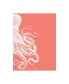 Фото #1 товара Fab Funky Octopus Coral and Cream B Canvas Art - 15.5" x 21"