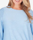 Топ Ruby Rd Plus Size Textured Knit with Side