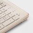 Bluetooth Keyboard - heyday Stone White