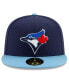 Фото #2 товара Men's Navy Toronto Blue Jays Alternate 4 Authentic Collection On-Field 59FIFTY Fitted Hat