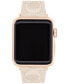 Фото #1 товара Ремешок для часов Coach sand Canvas Strap 38/40/41mm Apple Watch Band