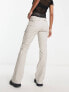 Фото #2 товара Daisy Street flare cargo trousers in stone