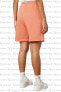 Фото #2 товара Sportswear Ess. Collt. Fleece High-Waisted Yüksek Belli Bol Kesim Turuncu Rengi Kadın Spor Şort