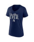 Women's Navy New York Yankees Mother's Day V-Neck T-shirt