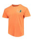 ფოტო #4 პროდუქტის Men's Orange Miami Hurricanes Baseball Flag Comfort Colors T-shirt