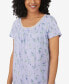 ფოტო #3 პროდუქტის Women's Cap Sleeve Short Sleepshirt Nightgown