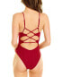 Фото #2 товара LSpace 293040 Pointelle Rib Gianna One-Piece Classic Cabernet 6