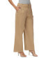 Women's Buckle-Back Pleated High-Rise Pants