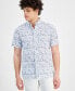 ფოტო #1 პროდუქტის Men's Floral-Print Short-Sleeve Shirt