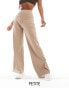 ASOS 4505 Petite Icon soft touch wide leg dance pant in beige