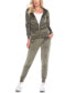 ფოტო #5 პროდუქტის Women's Velour Tracksuit Loungewear 2pc Set