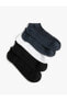 Basic 5'li Patik Çorap Seti Çok Renkli