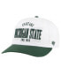 ფოტო #1 პროდუქტის Men's White Michigan State Spartans Streamline Hitch Adjustable Hat