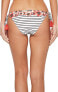 Фото #3 товара Vince Camuto Women's 169709 Blossom Stripes String Bikini Bottom Size S