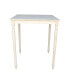 Фото #4 товара Solid Wood Top Table - Turned Legs