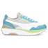 Фото #1 товара Puma Cruise Rider Flair Lace Up Womens Blue, Grey, White Sneakers Casual Shoes