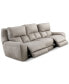 Фото #3 товара CLOSEOUT! Terrine 3-Pc. Fabric Sofa with 2 Power Motion Recliners, Created for Macy's