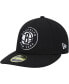 Фото #1 товара Men's Black Brooklyn Nets Team Low Profile 59FIFTY Fitted Hat