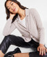 ფოტო #3 პროდუქტის Women's 100% Cashmere Blazer, Created for Macy's