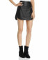 BB Dakota 240007 Womens Casual Leather Party Mini Skirt Solid Black Size 8