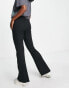 Фото #2 товара Noisy May ribbed flares in black