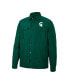 Men's Green Michigan State Spartans Detonate Quilted Full-Snap Jacket