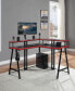 Office Star 36" Metal Disruptor L-Shape Gaming Desk